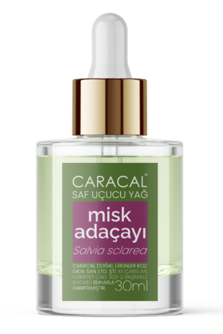 Caracal Saf Doğal Misk Adaçayı Uçucu Esansiyel Yağı Essential Oil Salvia Sclarea