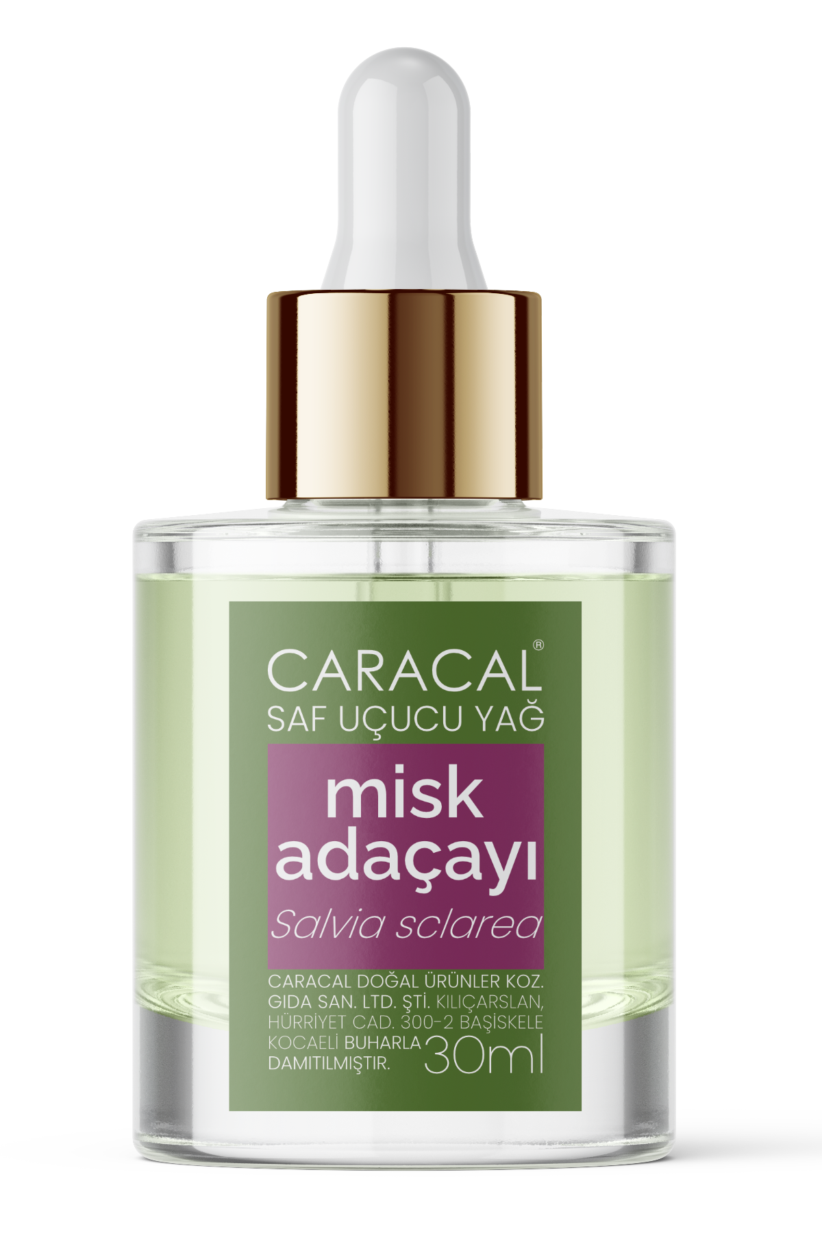 caracal misk adacayi salvia sclarea saf uçucu yağ Caracal Saf Doğal Misk Adaçayı Uçucu Esansiyel Yağı Essential Oil Salvia Sclarea