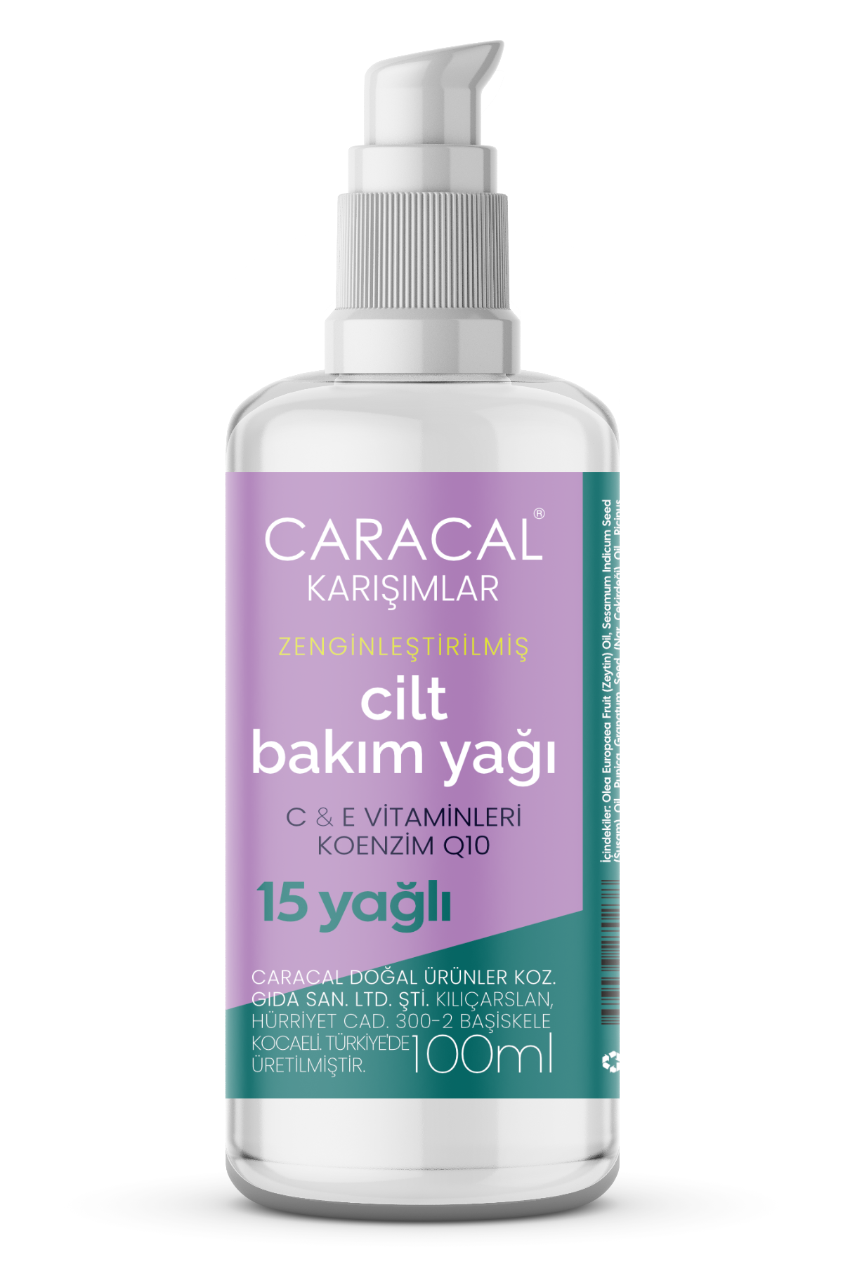 cilt-bakim-yagi-BOYUT Caracal Cilt Bakım Yağı Doğal C Vitamini E Vitamini Koenzim Q10 Coenzim Kadın Erkek Yüz Vücut
