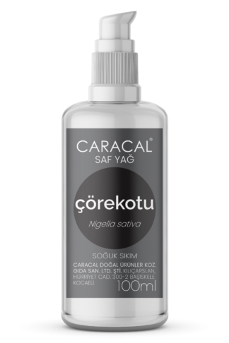Caracal Soğuk Sıkım Çörekotu Yağı Çörek Otu Yağı Nigella Sativa Doğal Saf