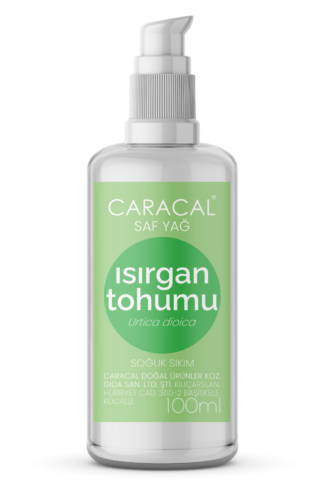 Caracal Isırgan Tohumu Yağı Soğuk Sıkım urtica dioica doğal
